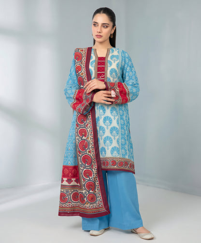 Zellbury Digital Printed Fancy Linen 3PC