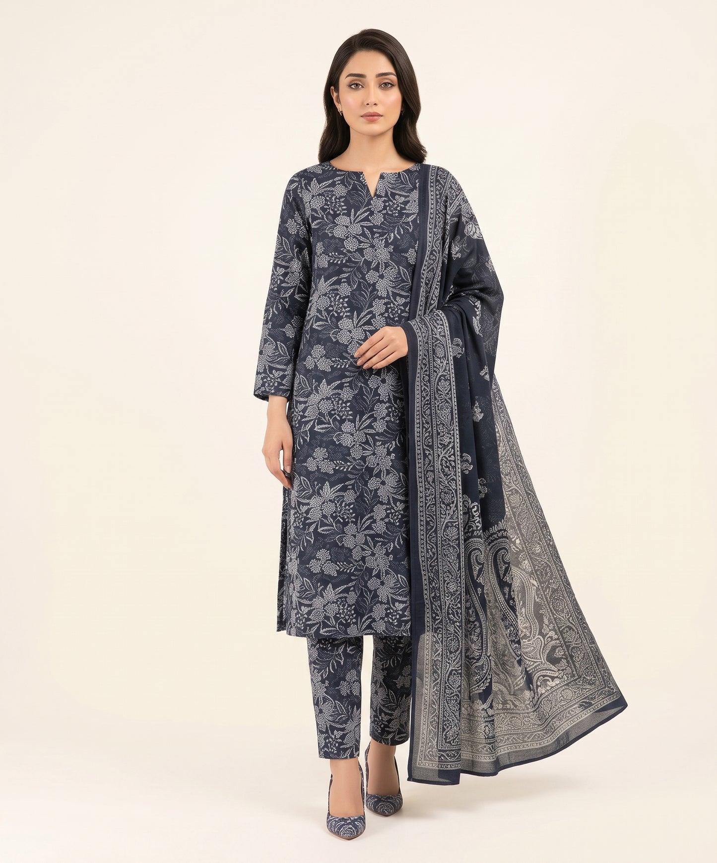 Bareeza Summer Digital Printed Lawn 3PC