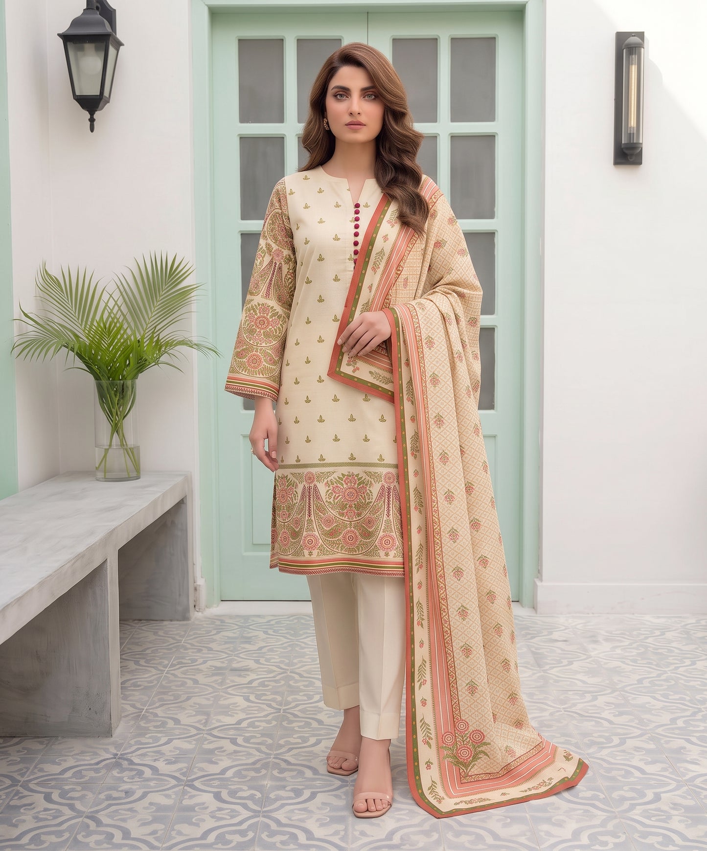 Nisha Designer Digital Printed Lawn 3PC