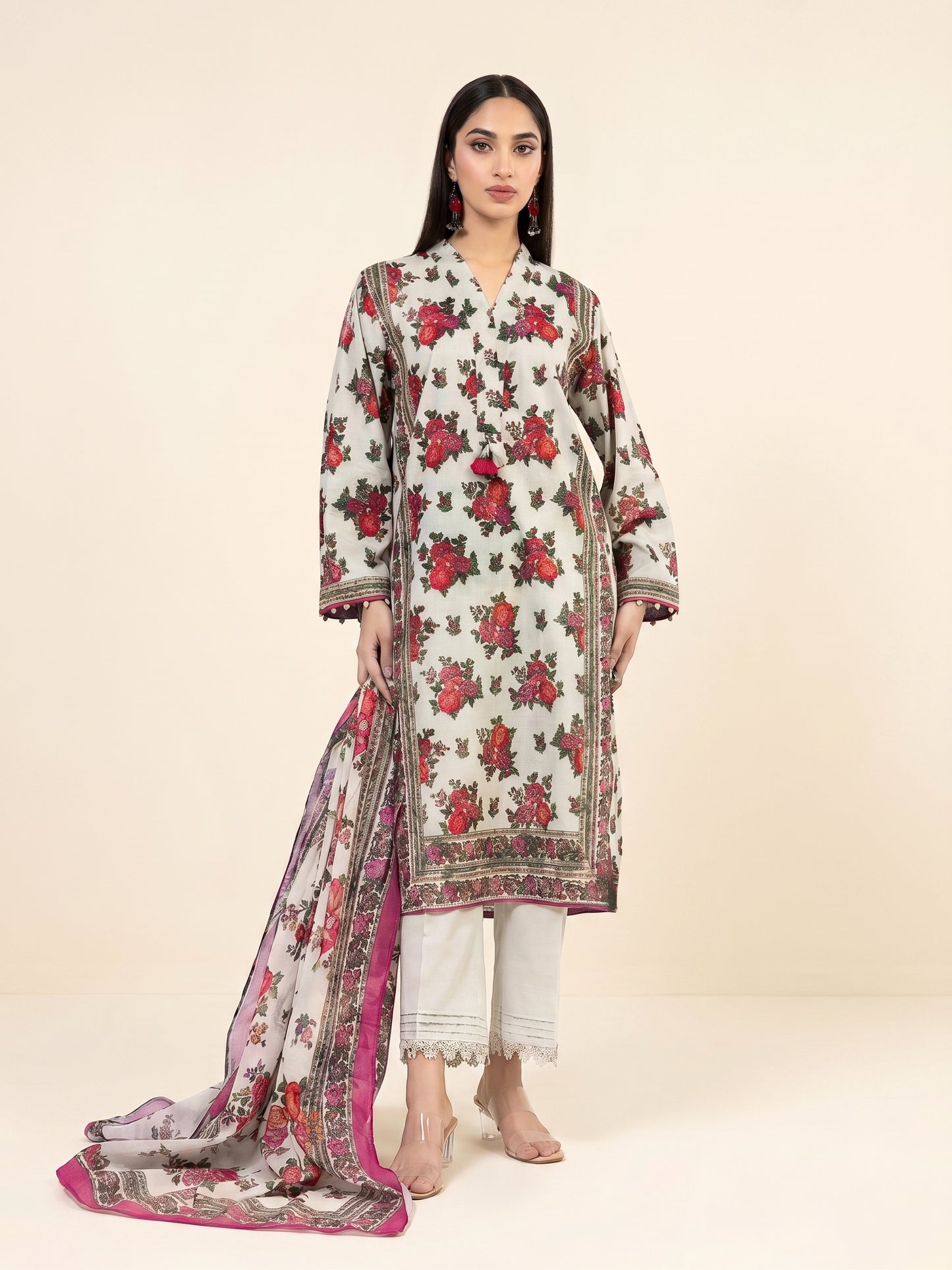 Khaadi Digital Printed Lawn 3PC