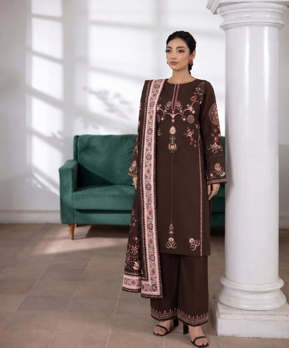 Aenna By Shanaya Digital Printed Corduroy Khaddar 3PC