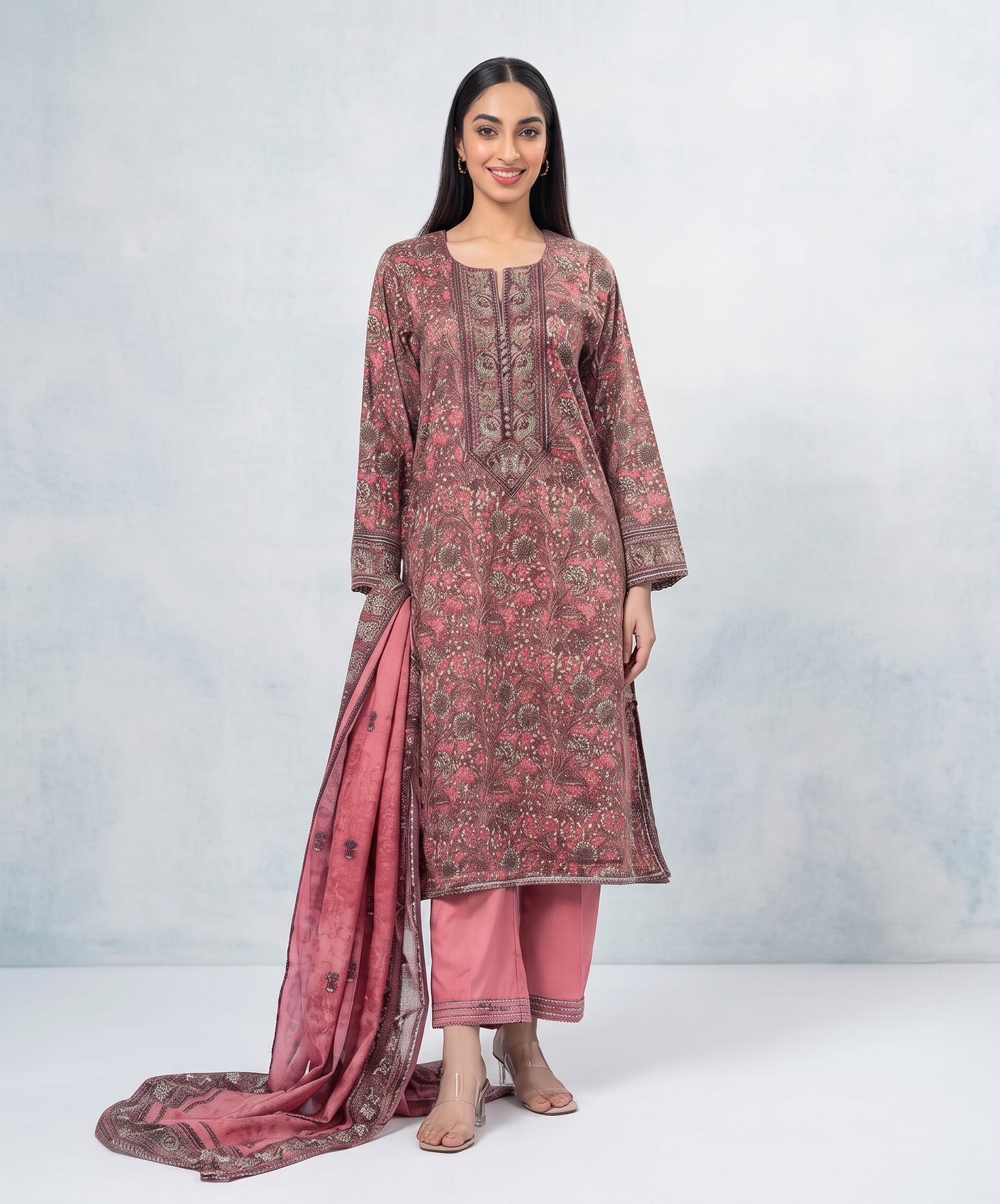 Khaadi Digital Printed Lawn 3PC