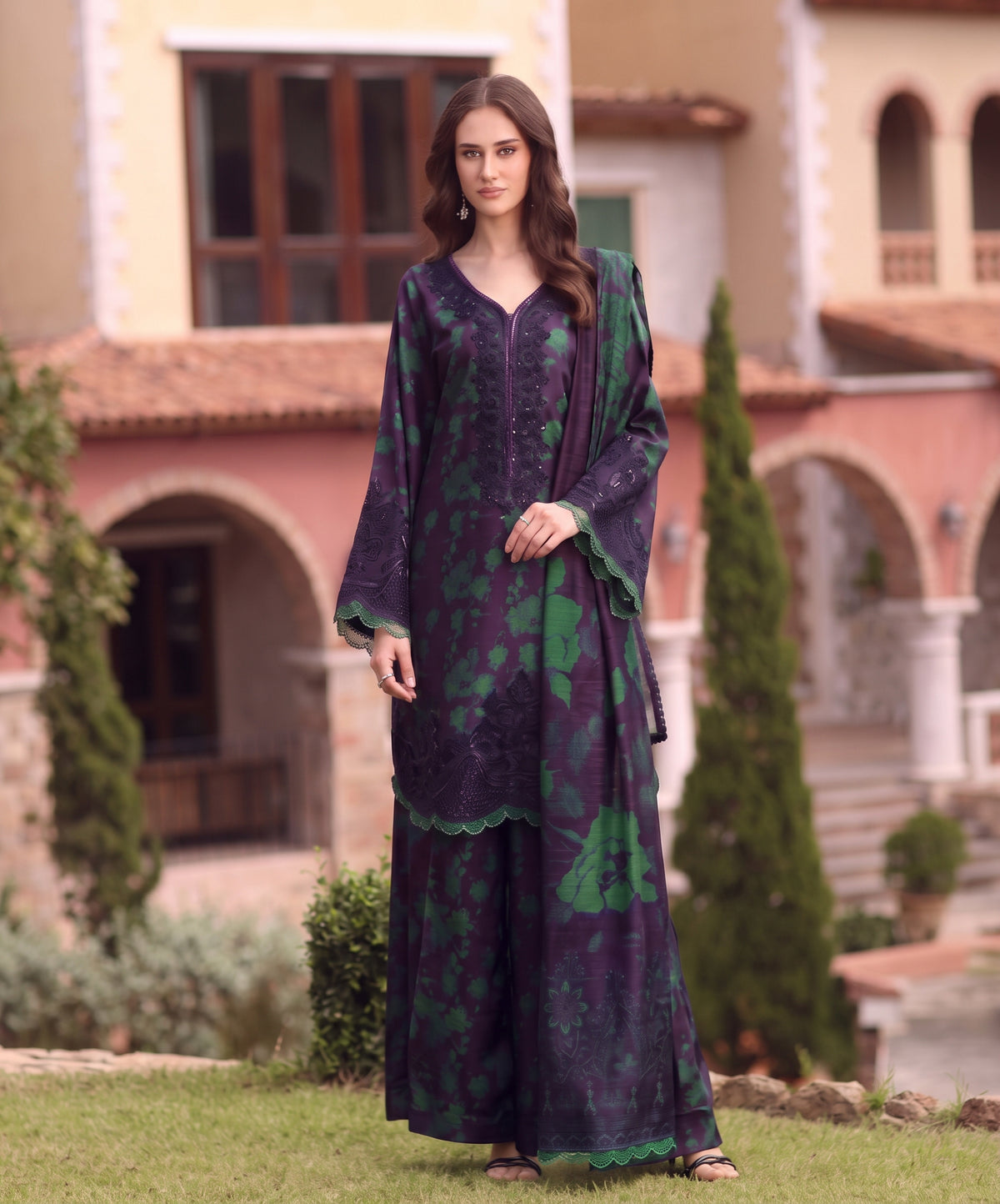 Mohagni Printed & Emb Khaddar 3PC