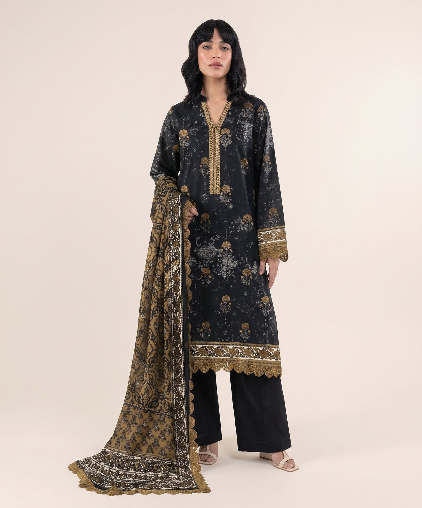 Khaadi Digital Printed Lawn 3PC