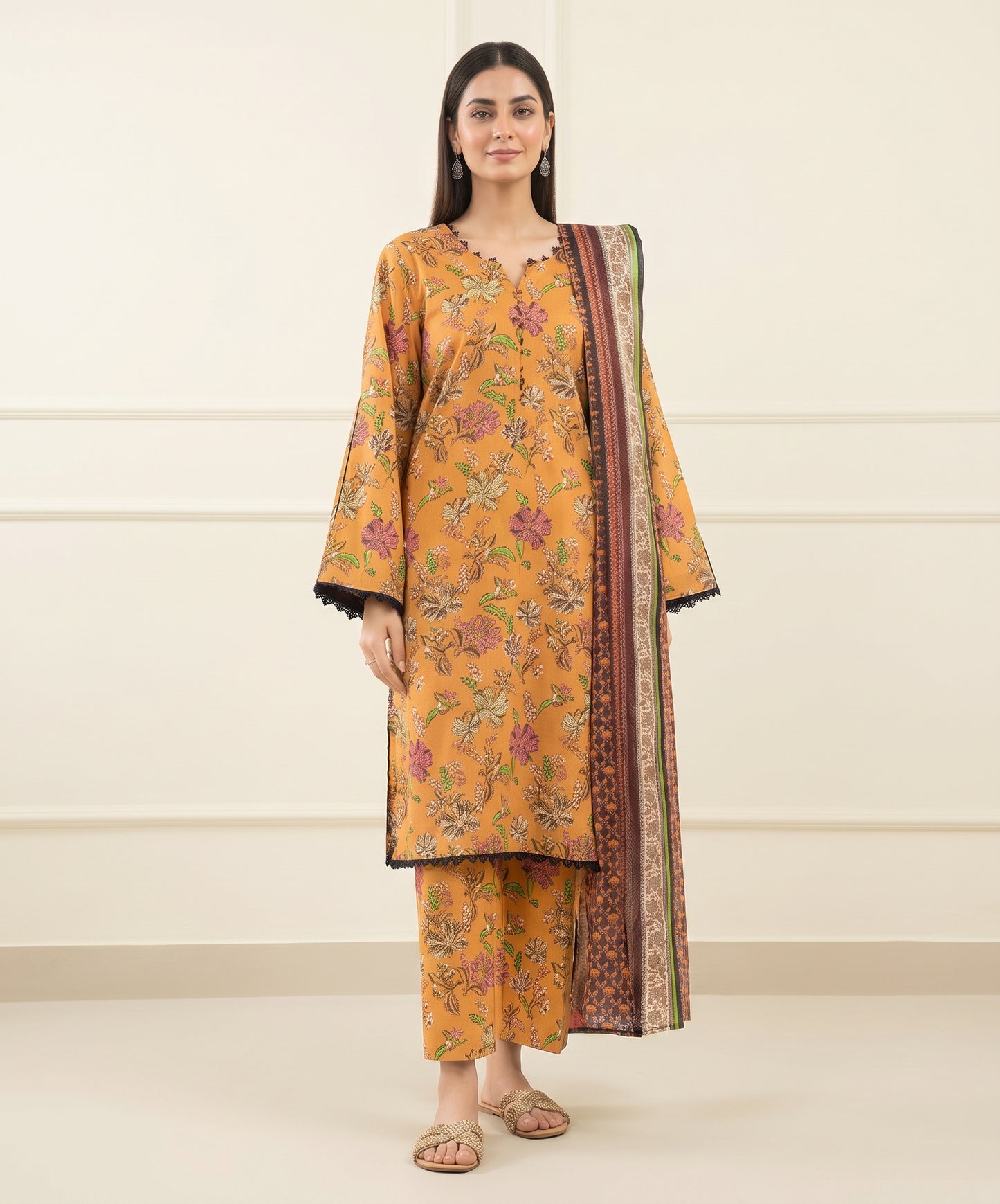Saya Digital Printed Lawn 3PC