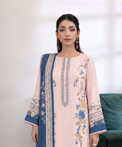 Aenna By Shanaya Digital Printed Corduroy Khaddar 3PC