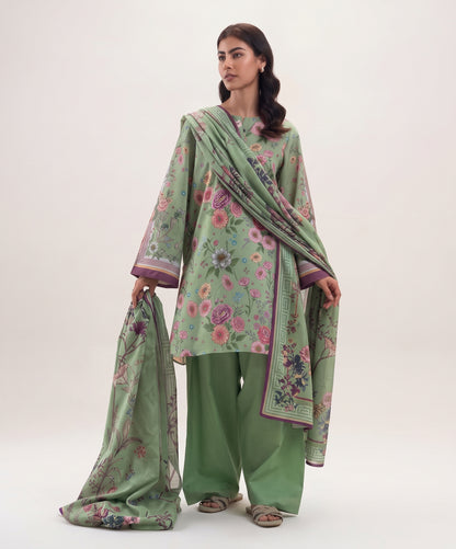 Beechtree Digital Printed Linen 3PC
