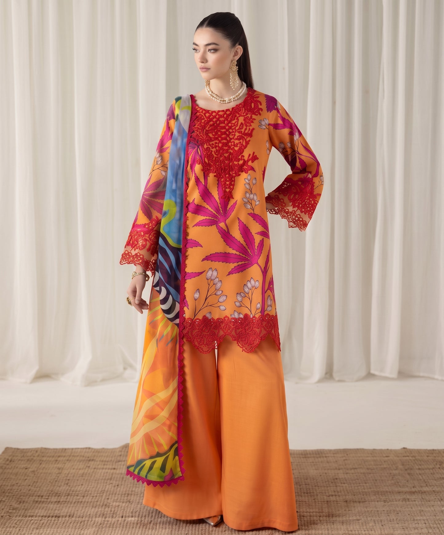 Zyrah By Naqsh Digital Printed Filament Viscose 3PC