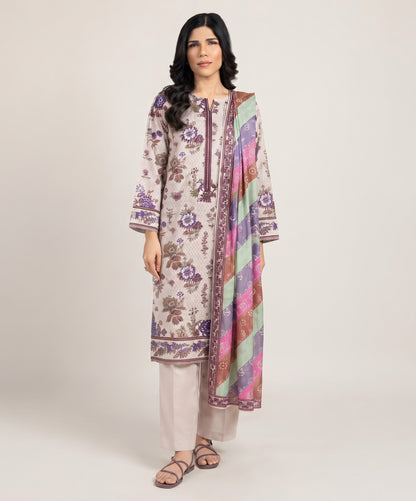 Alkaram Digital Printed Khaddar 3PC