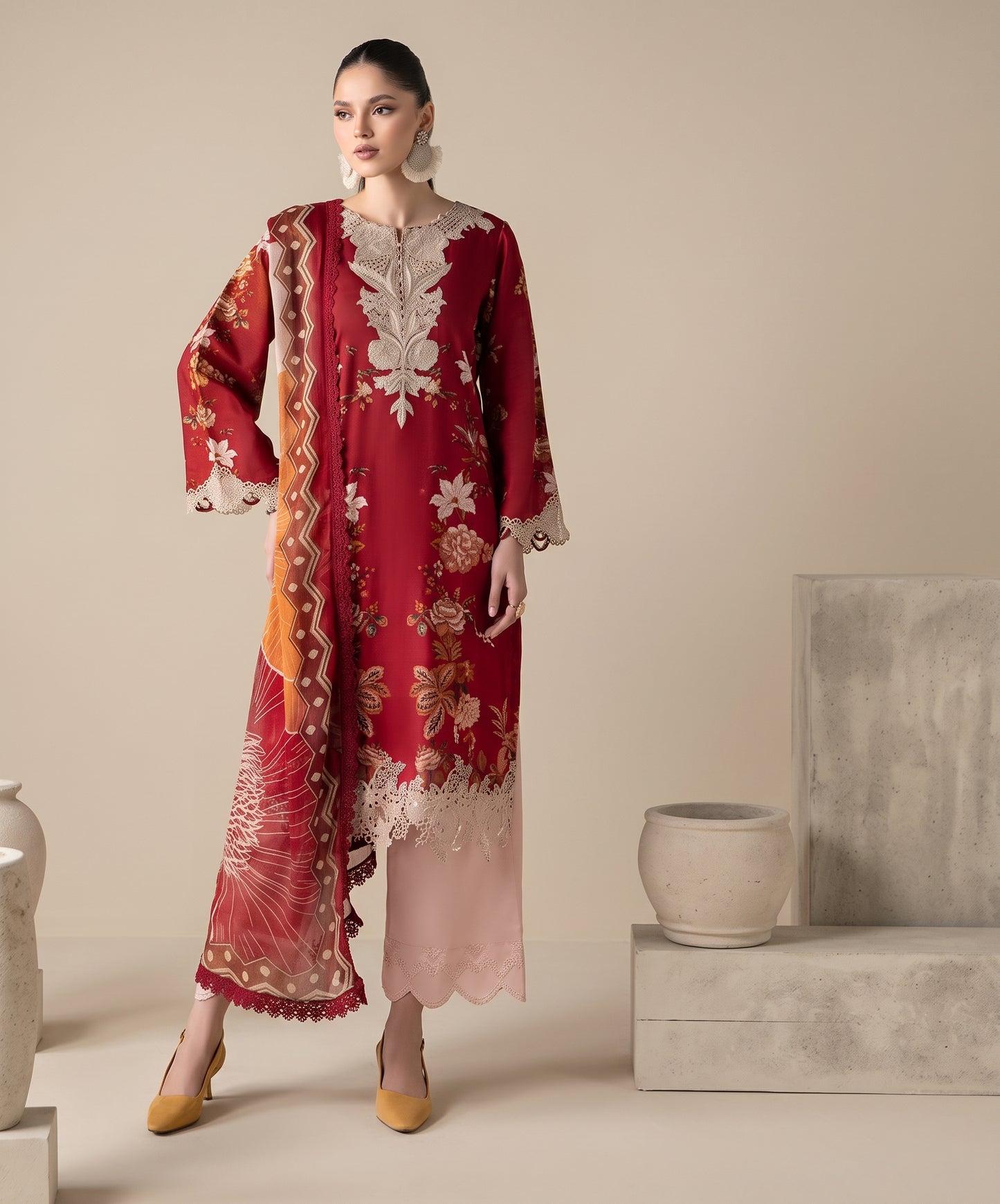 Zyrah By Naqsh Digital Printed Filament Viscose 3PC