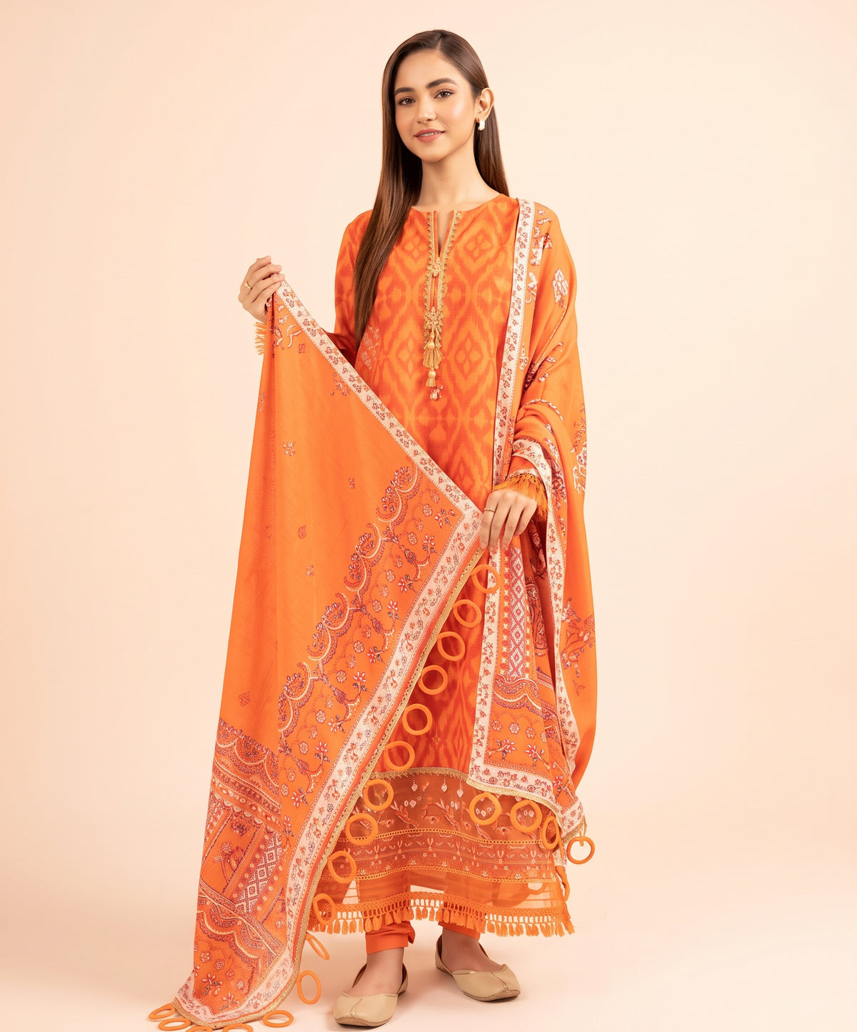 Nishat Digital Printed Linen 3PC