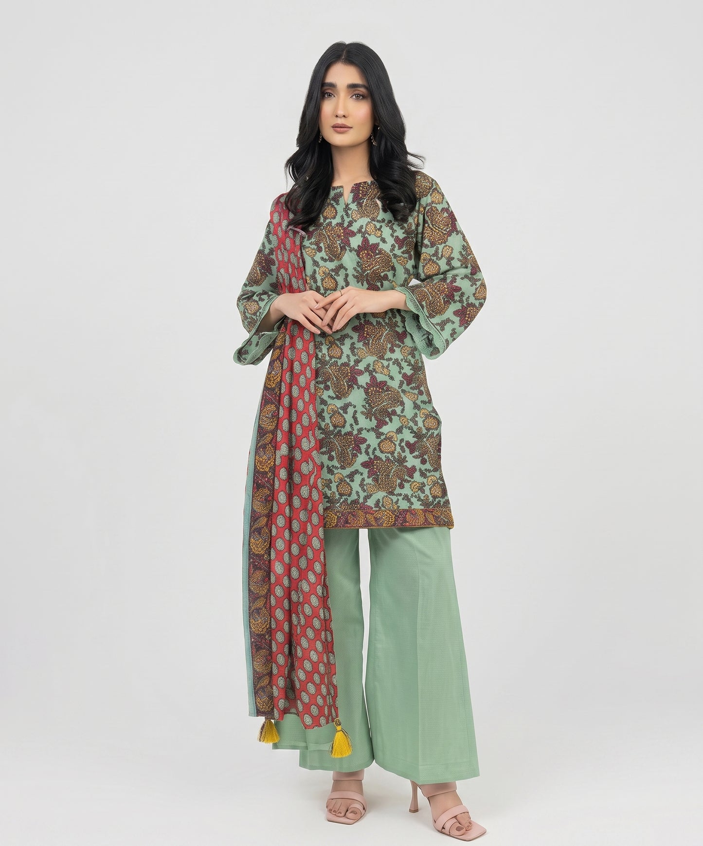 Alkaram Studio Digital Printed Lawn 3PC