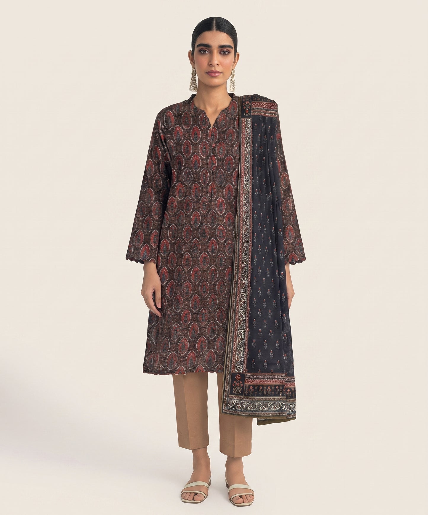 Khaadi Digital Printed Lawn 3PC