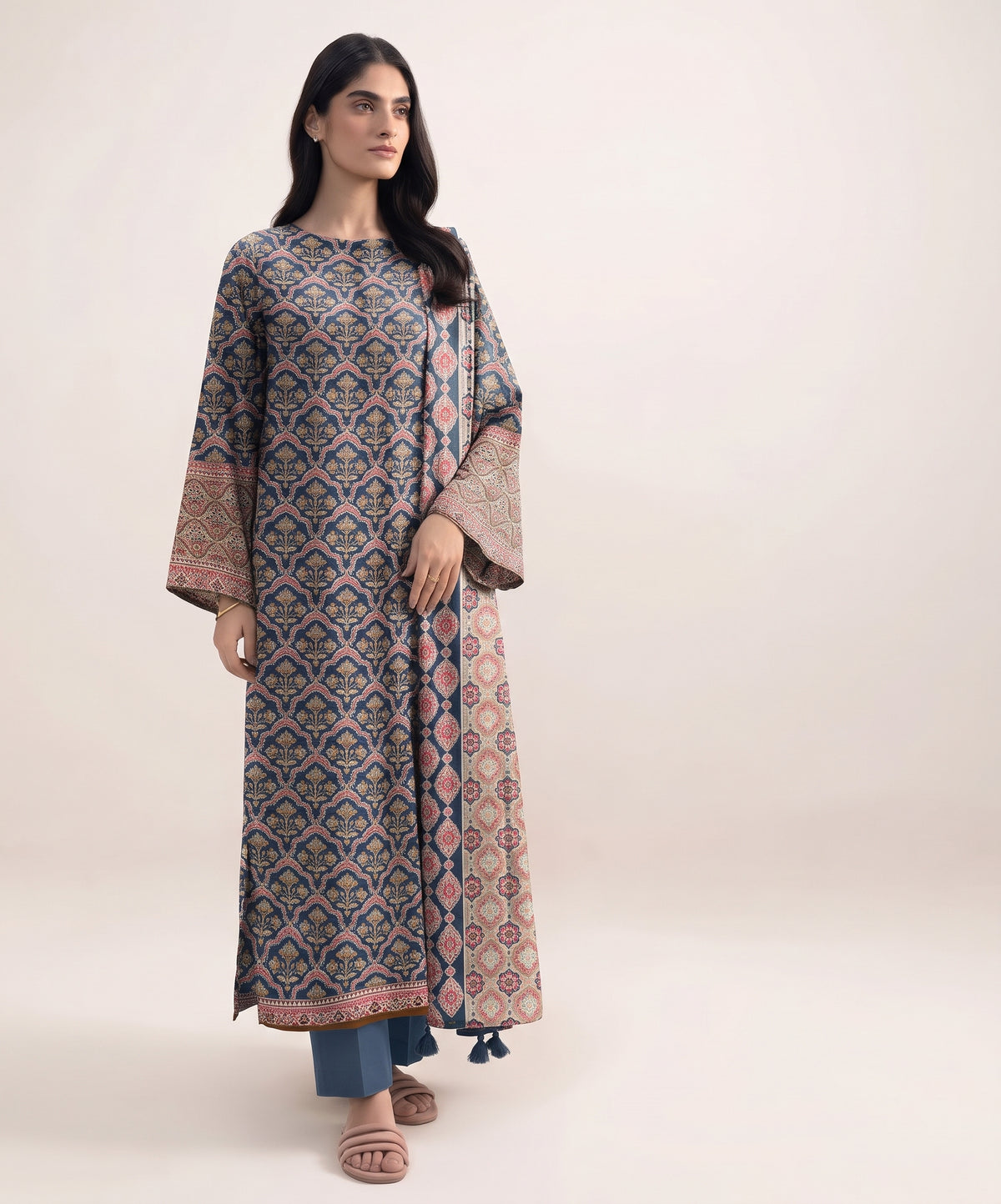 Sapphire Digital Printed Khaddar 3PC