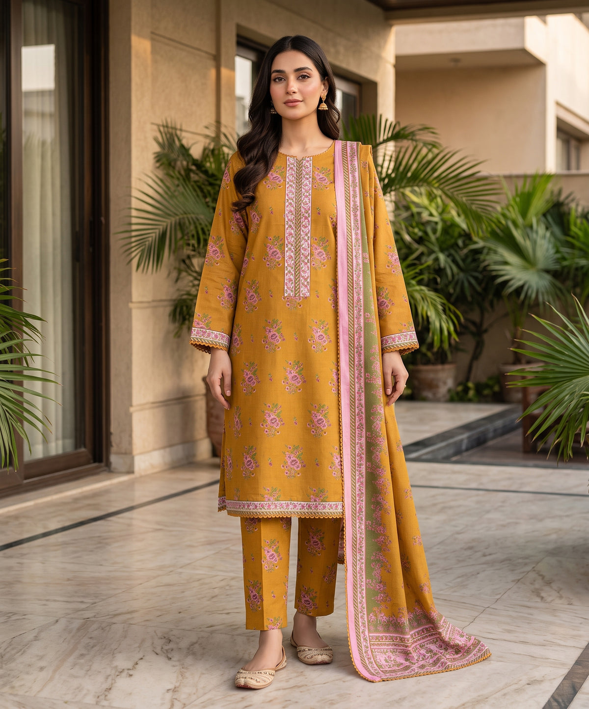 Narmin By Narkins Digital Printed Khaddar 3PC