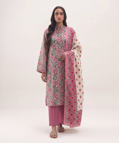 Beechtree Digital Printed Linen 3PC