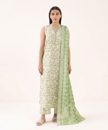 Sapphire Digital Printed Linen 3PC