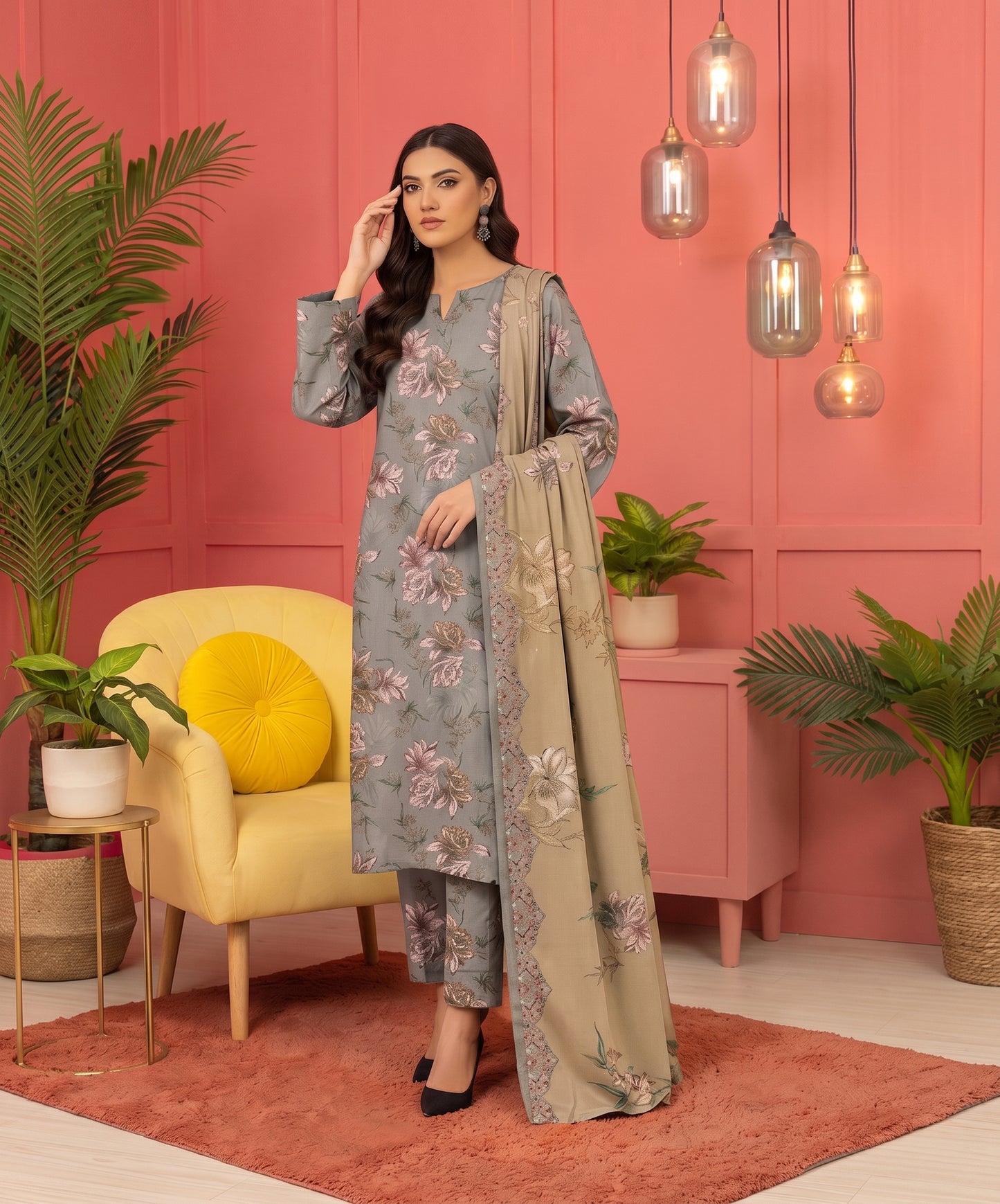 Munarq By Nisha Designer Printed Lawn 3PC