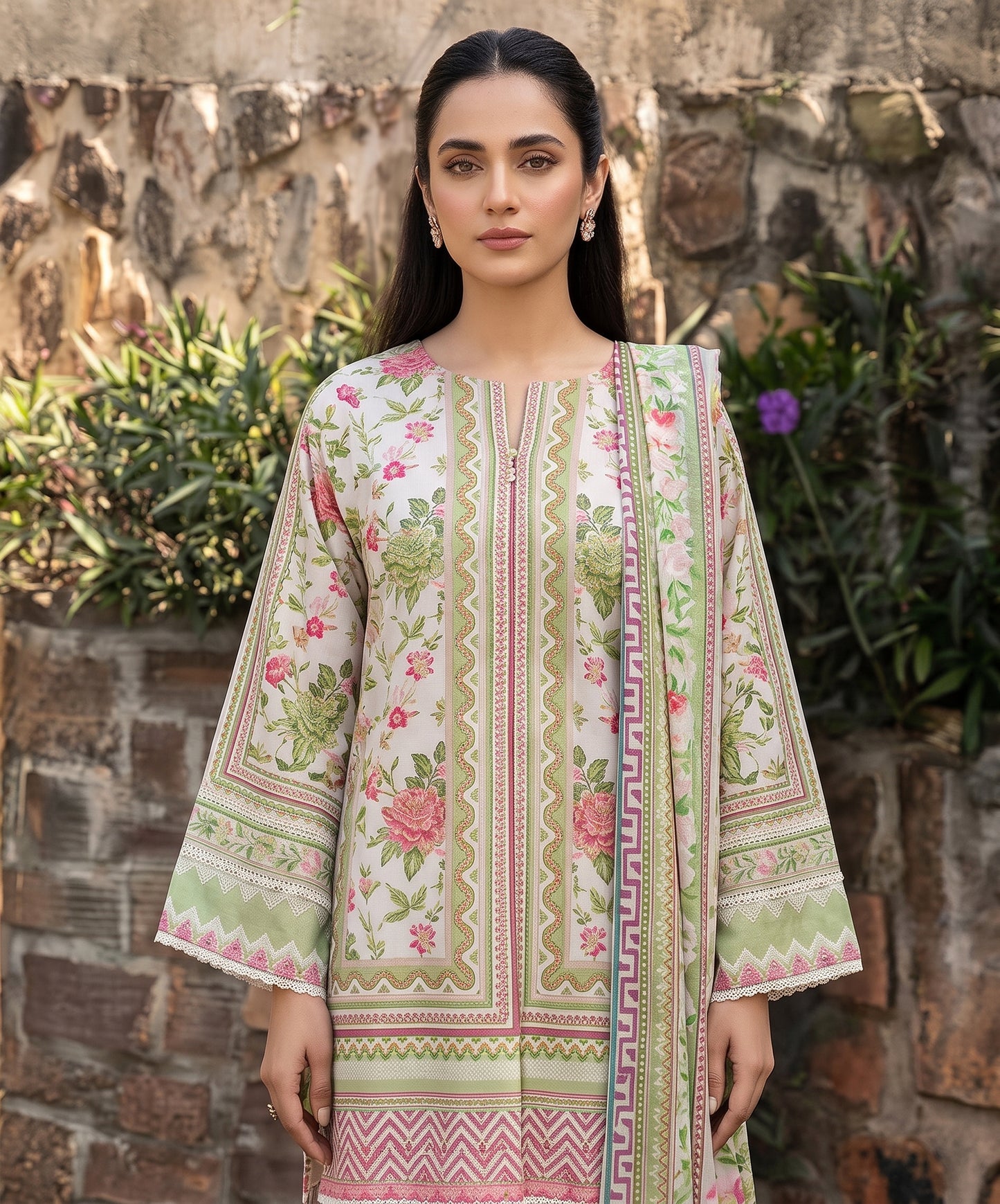 Elaf Premium Digital Printed Lawn 3PC