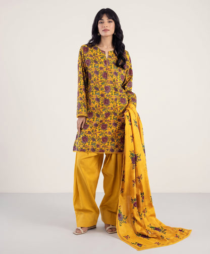 Khaadi Digital Printed Linen 3PC