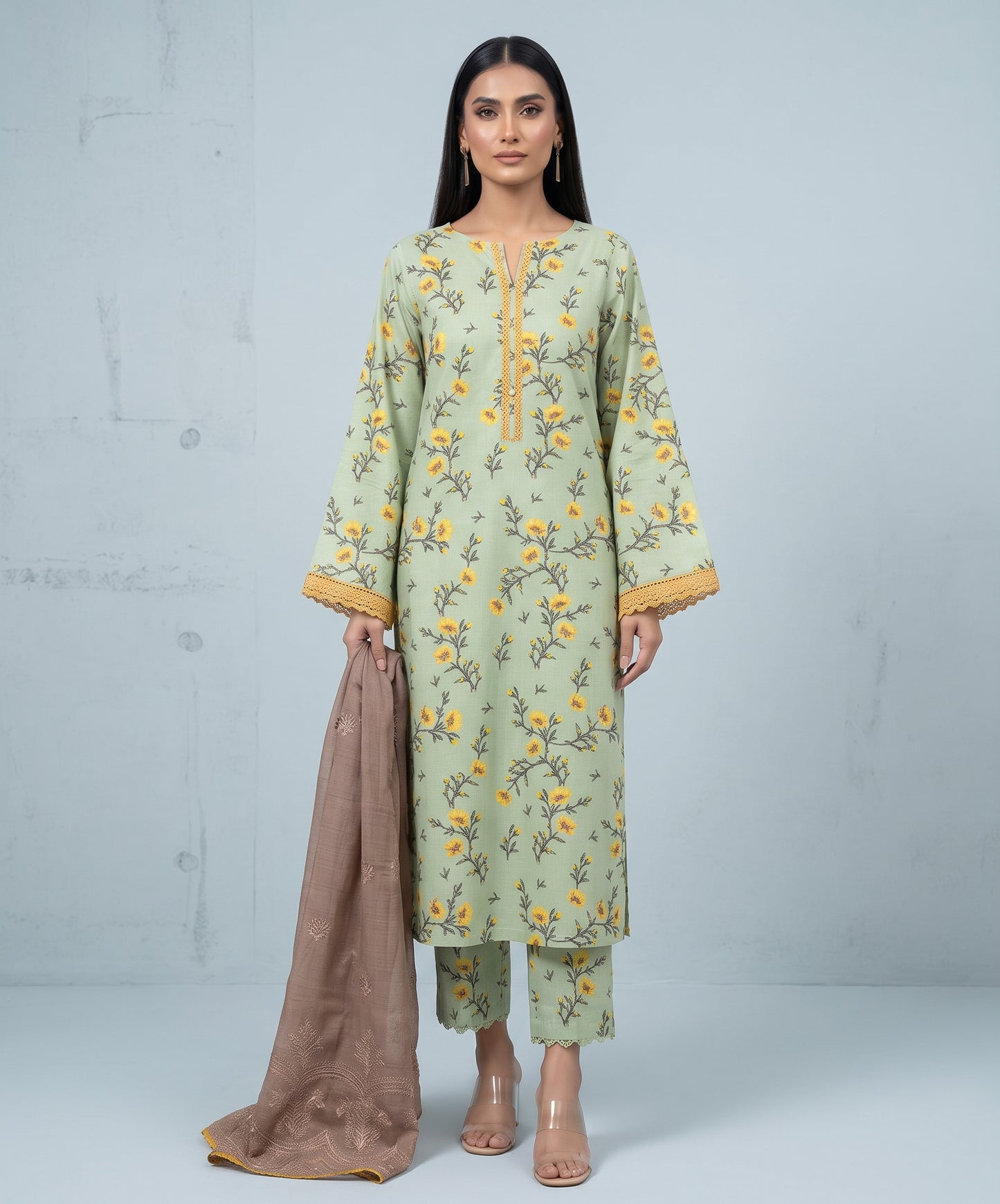 Khaadi Digital Printed Lawn 3PC