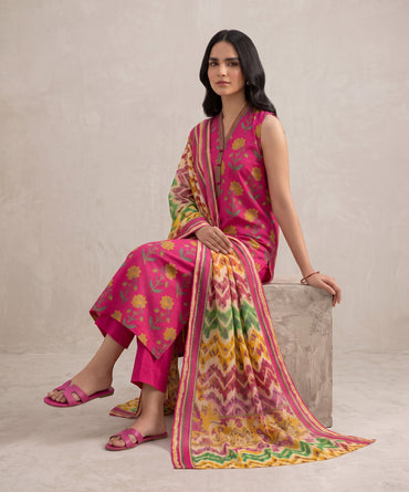Sukoon By Sapphire Digital Printed Lawn 3PC