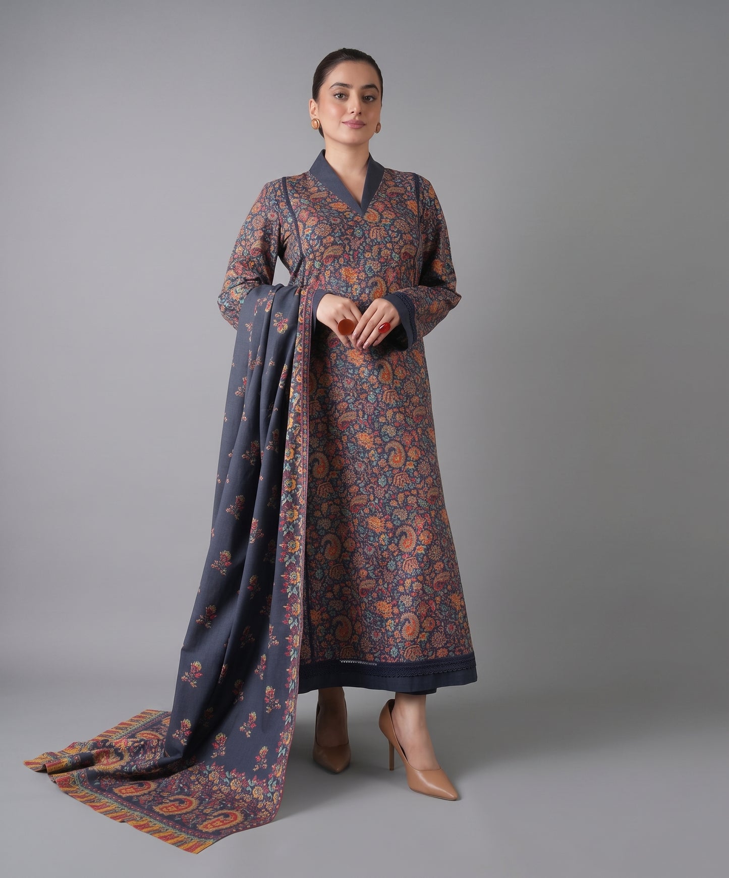 Bareeze Digital Printed Linen 3PC