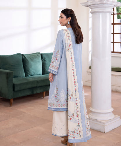 Aenna By Shanaya Digital Printed Corduroy Khaddar 3PC
