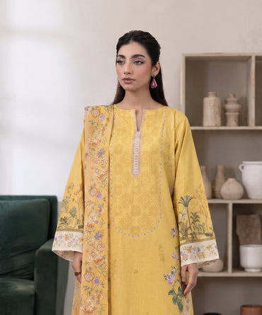 Anaya Noor Digital Printed Stone Linen 3PC