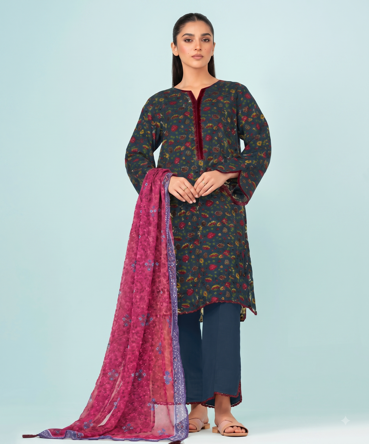 Guftagu By Orient Summer Digital Printed Lawn 3PC