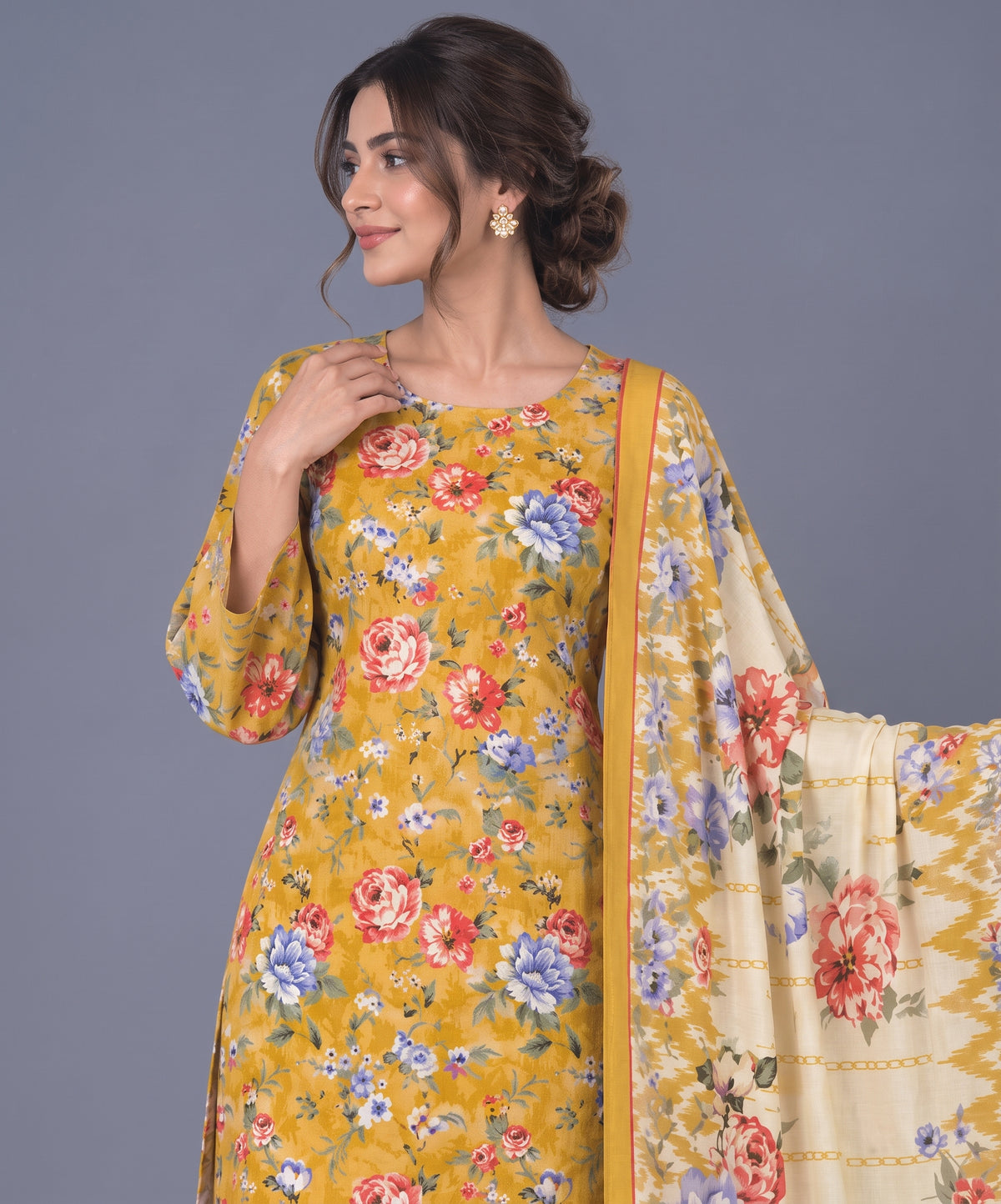 Bareeze Digital Printed Khaddar 3PC