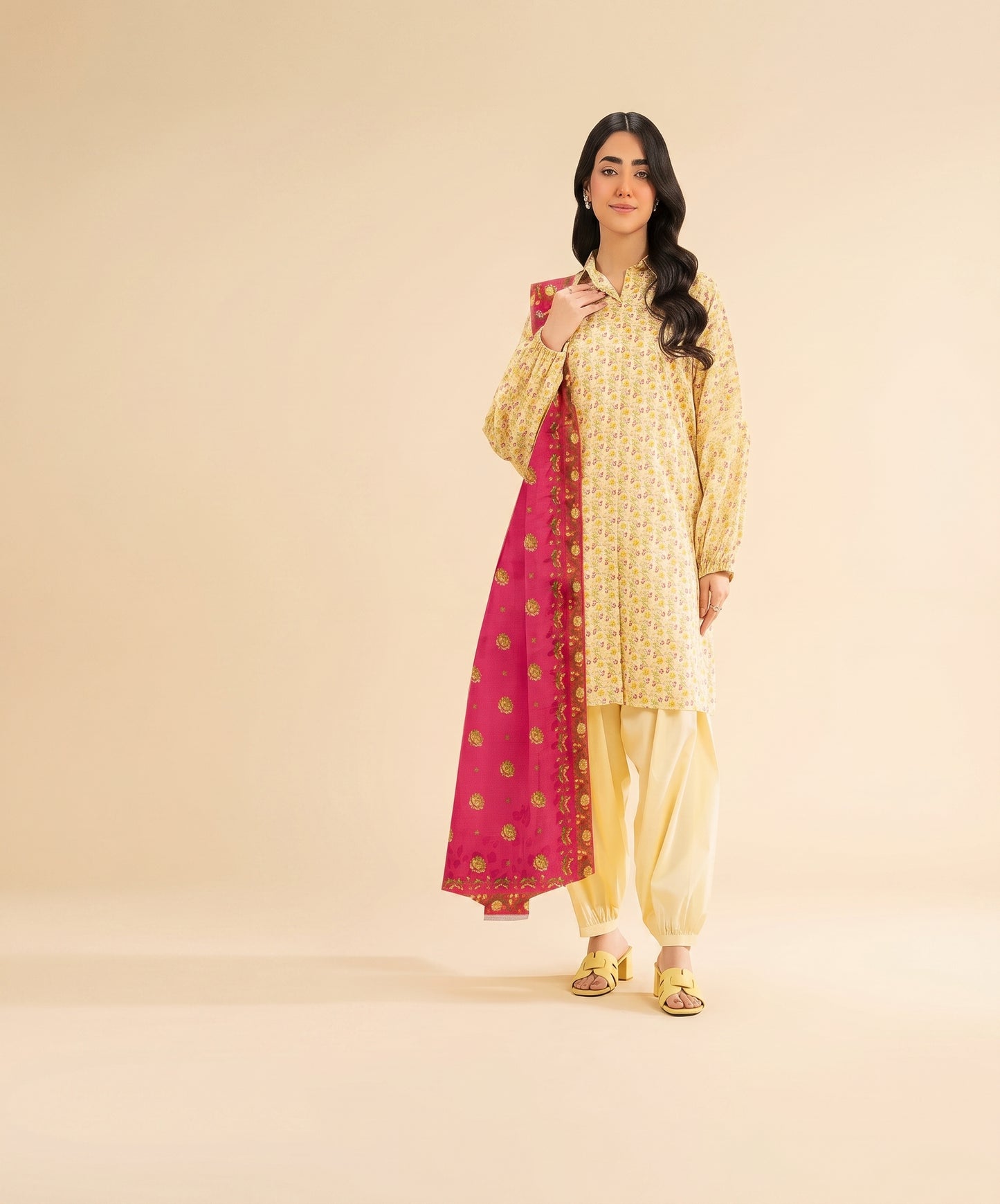 Nishat Digital Printed Linen 3PC