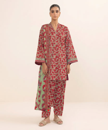 Sapphire Digital Printed Linen 3PC