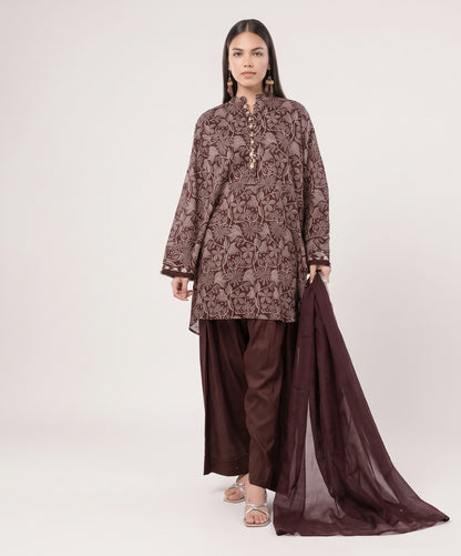 Khaadi Digital Printed Linen 3PC