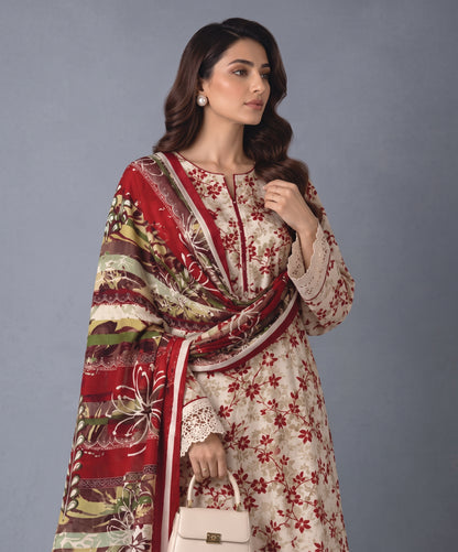 Bareeze Digital Printed Khaddar 3PC