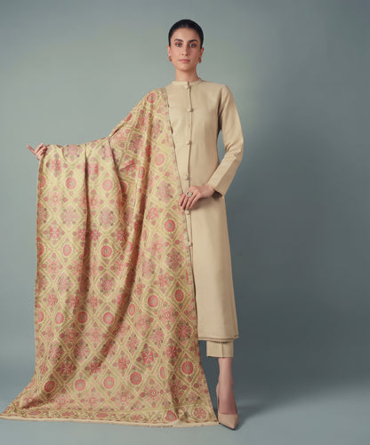 Bareeze Embroidered Dhanak 3PC
