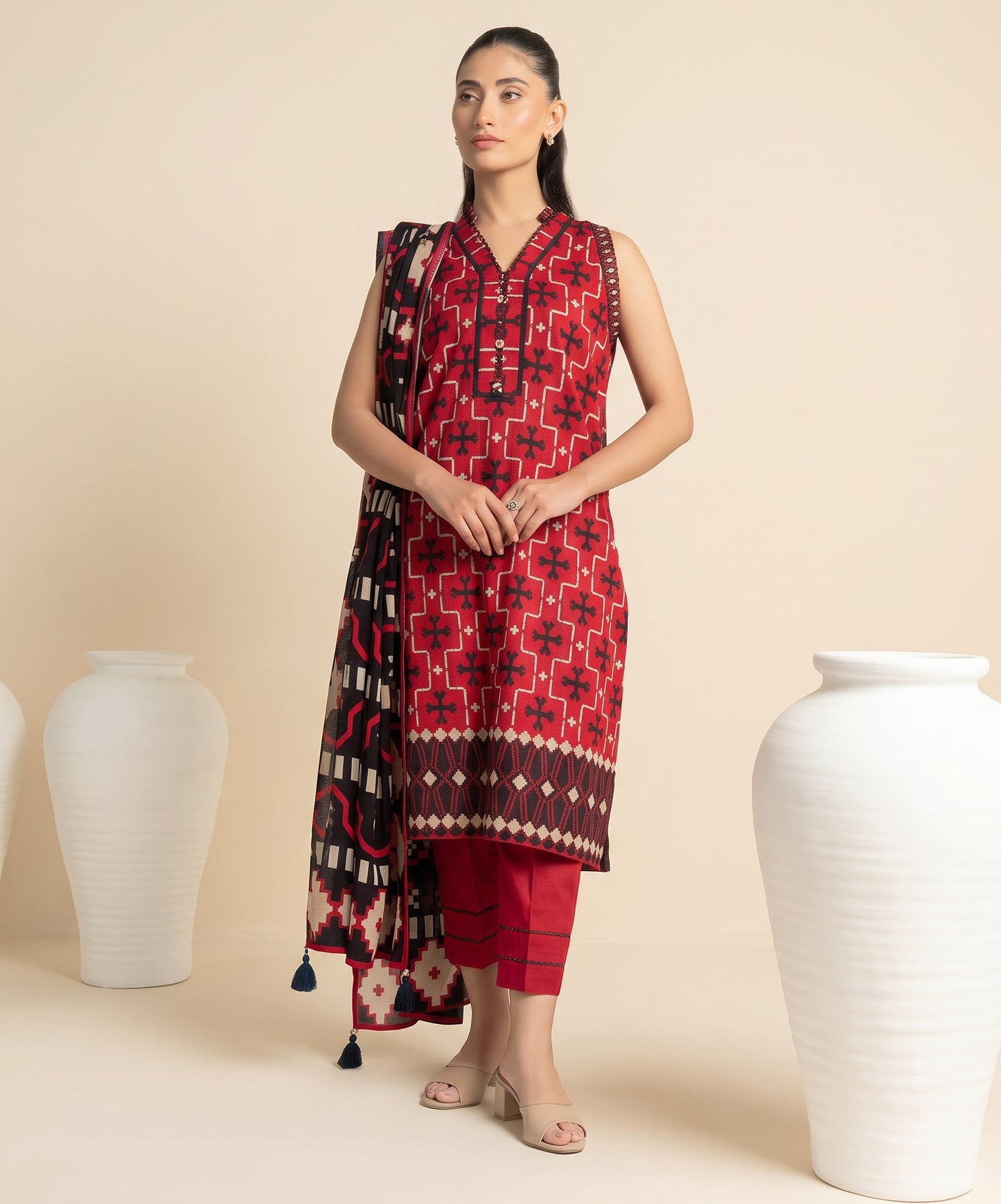 Alkaram Classic Digital Printed Lawn 3PC