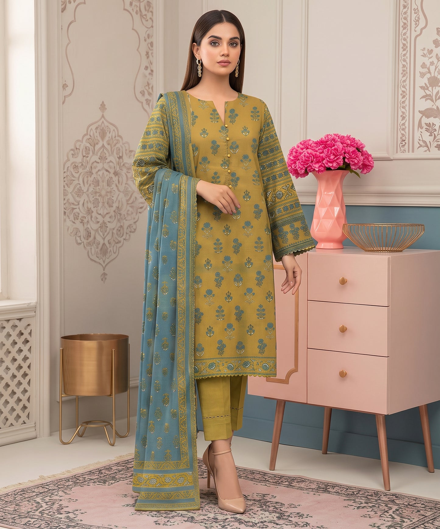 Jofa Digital Fancy Printed Lawn 3PC