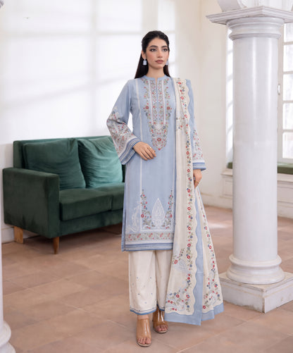 Aenna By Shanaya Digital Printed Corduroy Khaddar 3PC