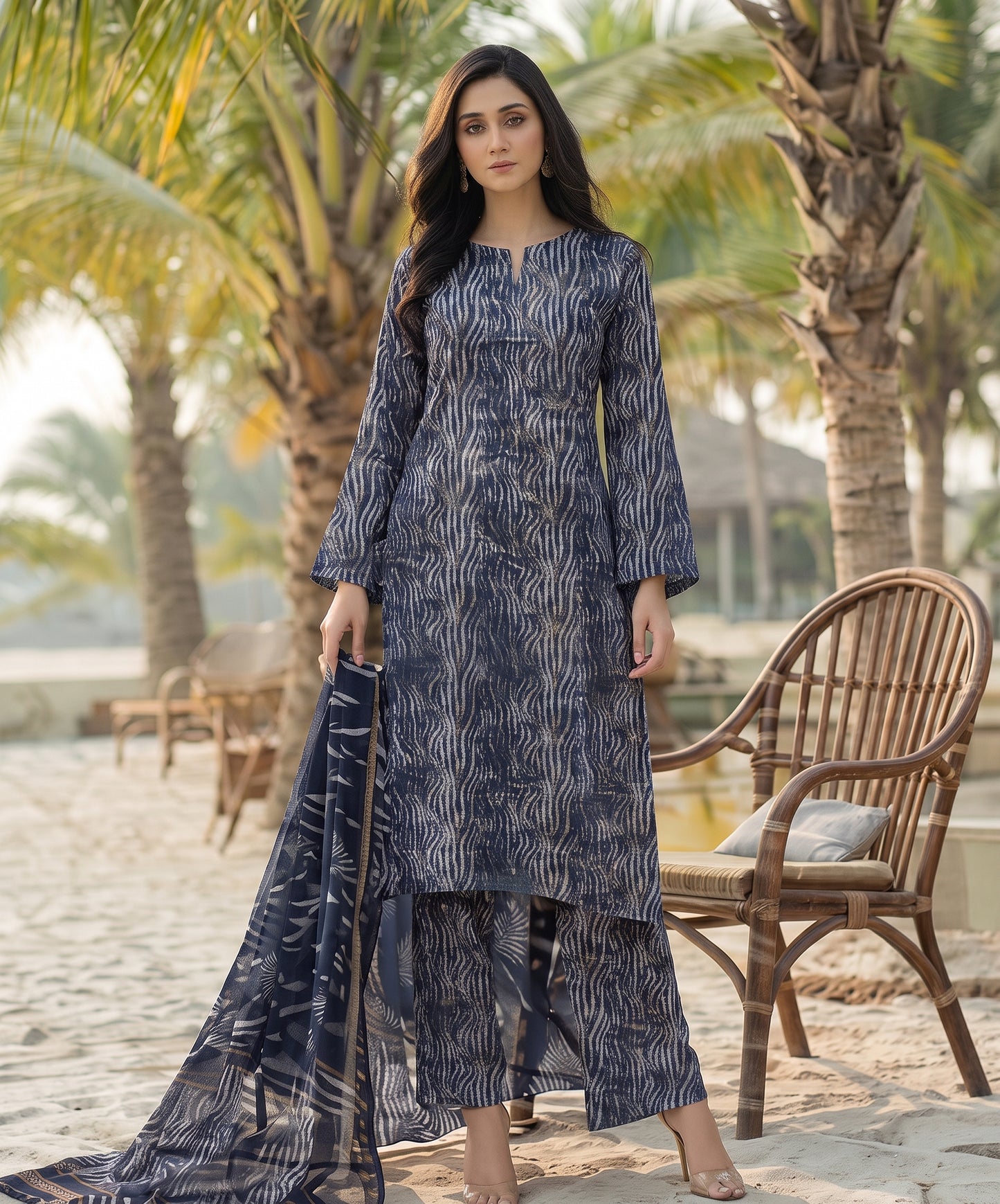 Bareeza Summer Digital Printed Lawn 3PC