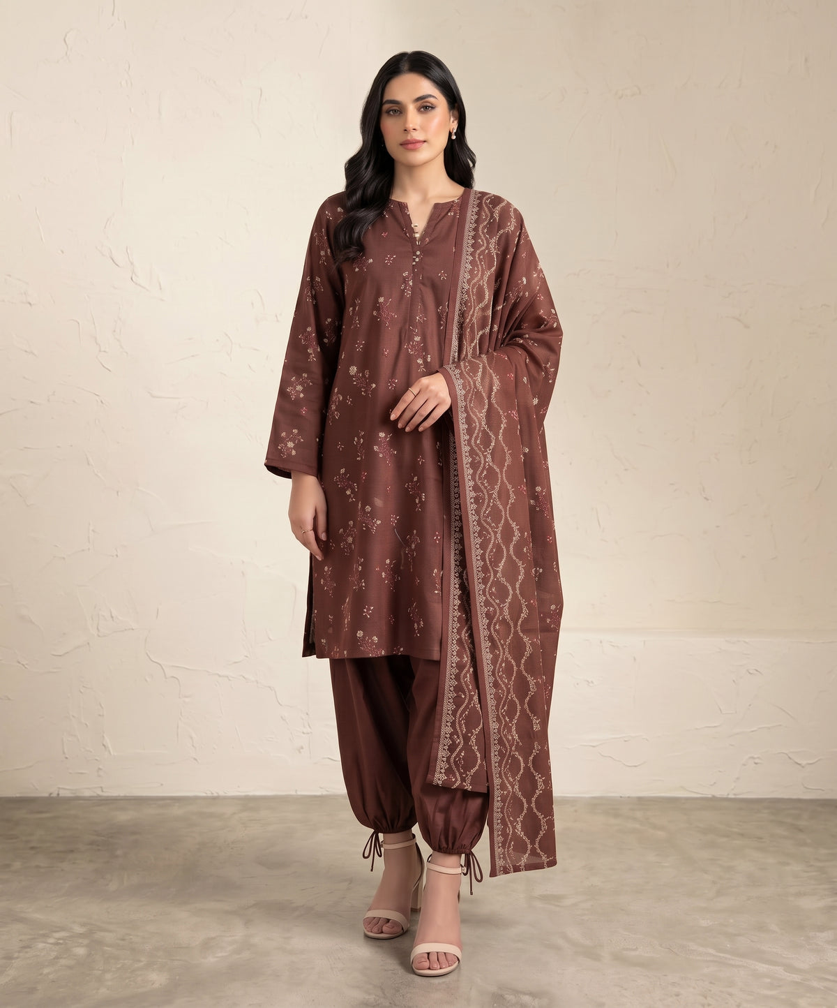 Saya Premium Printed Khaddar 3PC