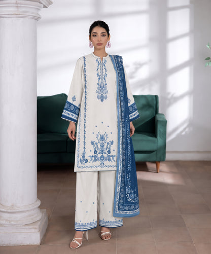 Aenna By Shanaya Digital Printed Corduroy Khaddar 3PC