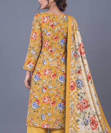 Bareeze Digital Printed Khaddar 3PC