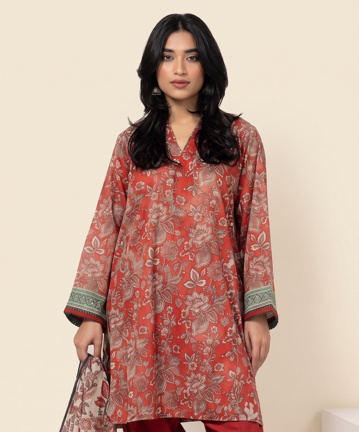 Khaadi Digital Printed Lawn 3PC