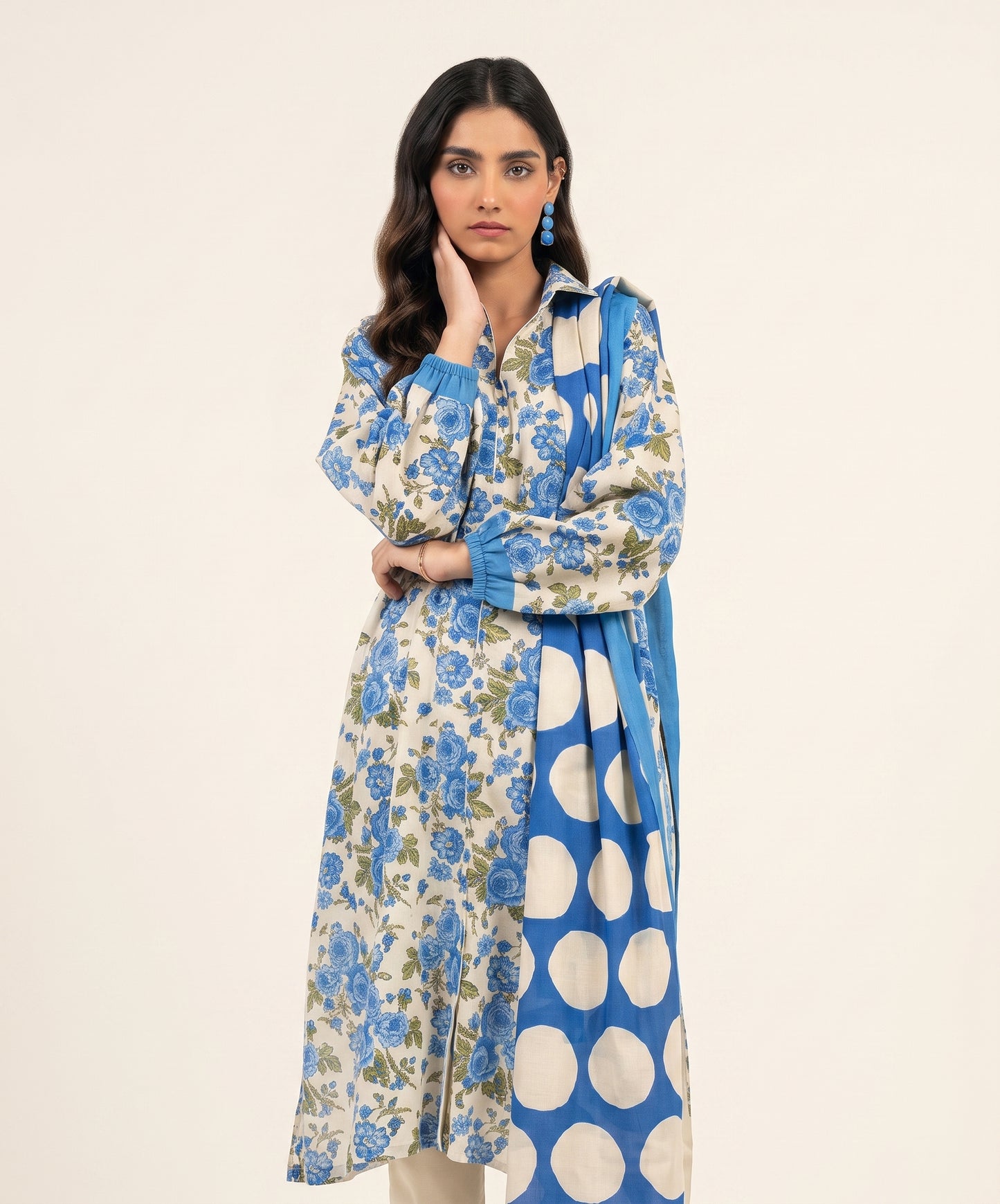 Alkaram Studio Digital Printed Lawn 3PC