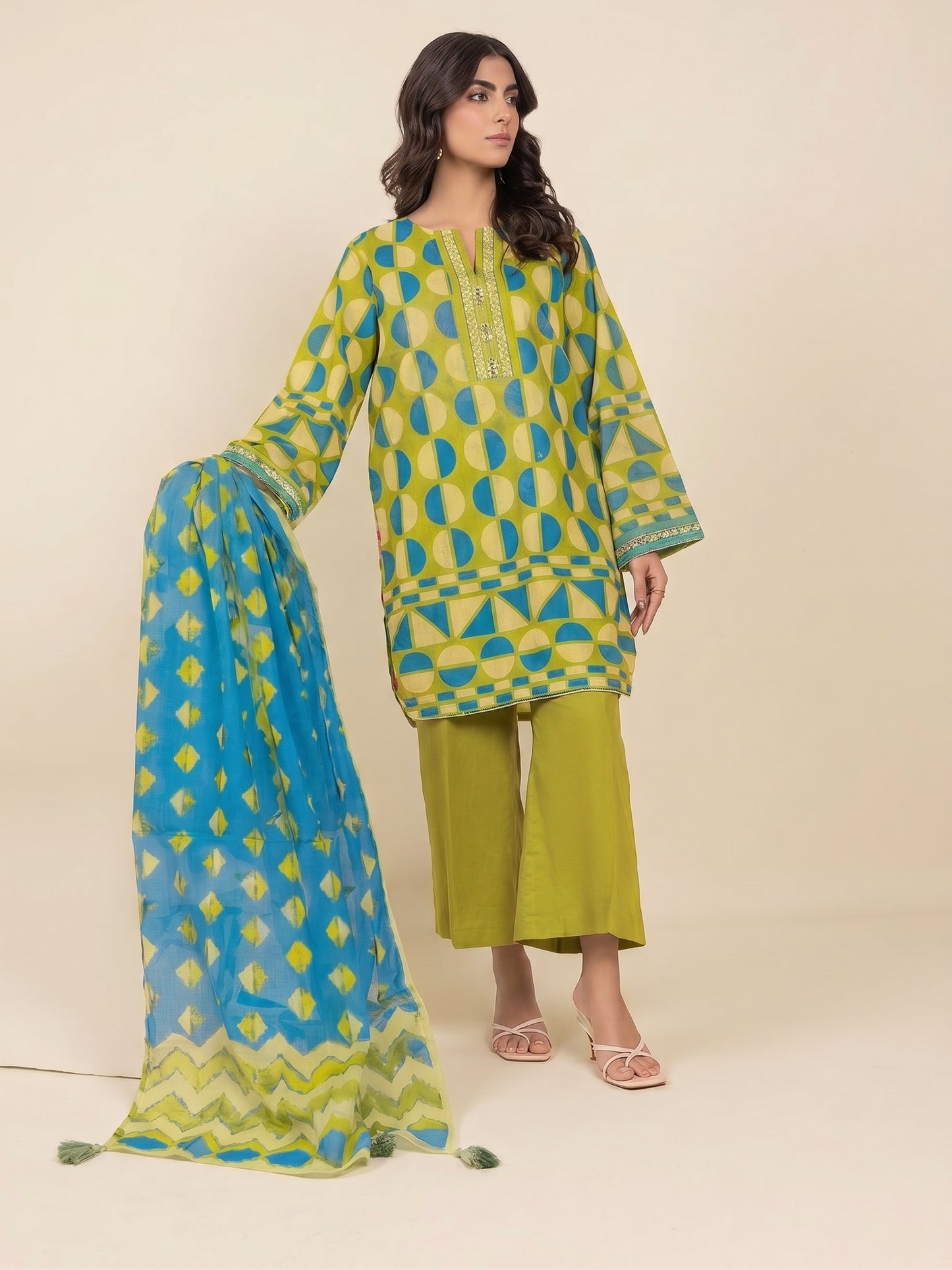 Alkaram Classic Digital Printed Lawn 3PC