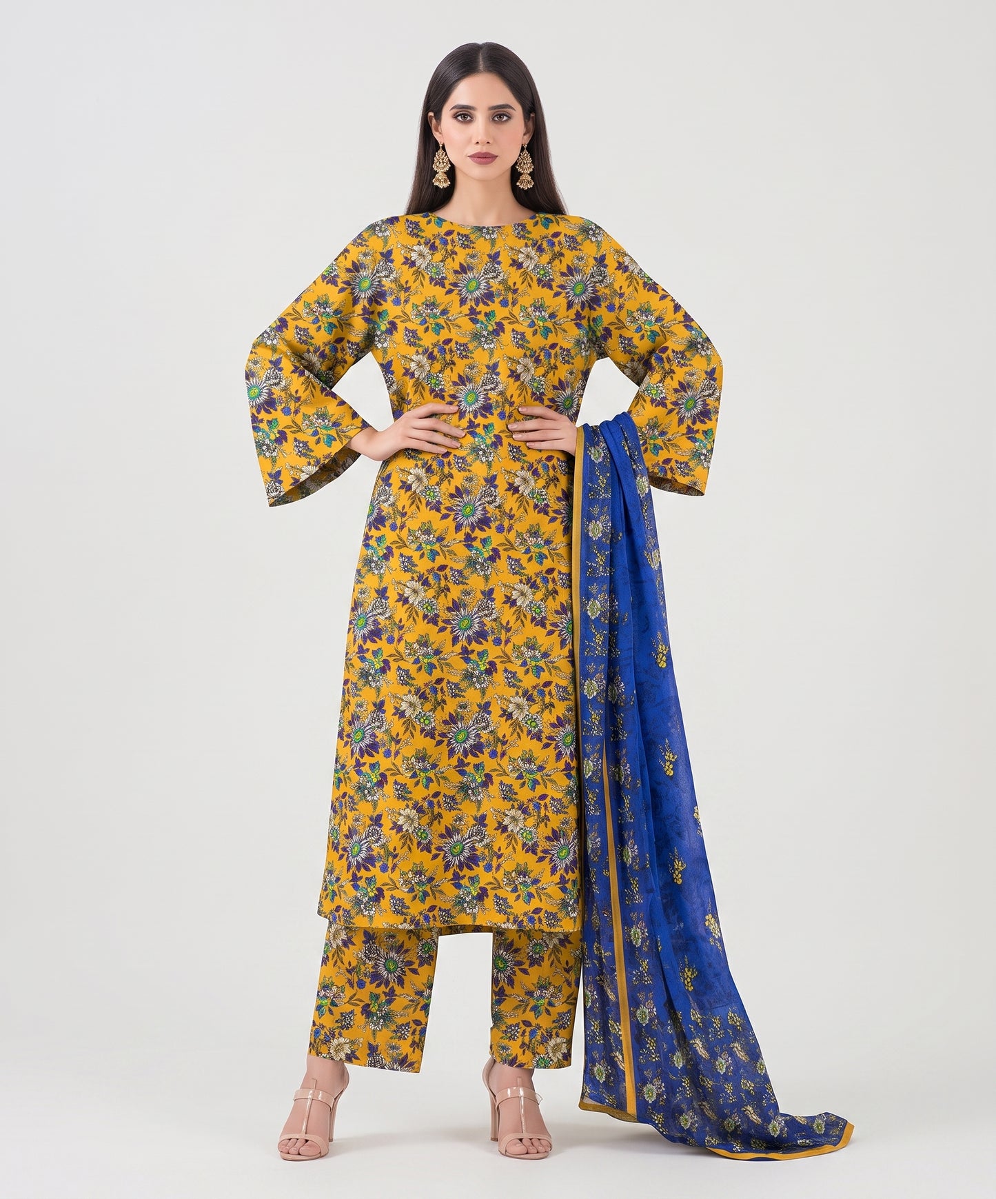 Bareeze Summer Digital Printed Lawn 3PC