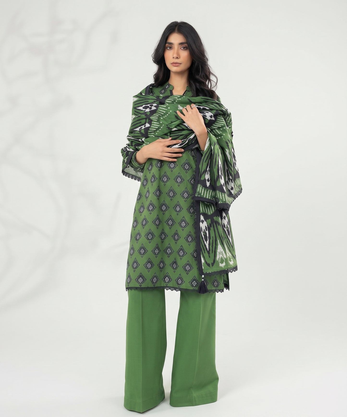 Alkaram Studio Digital Printed Lawn 3PC