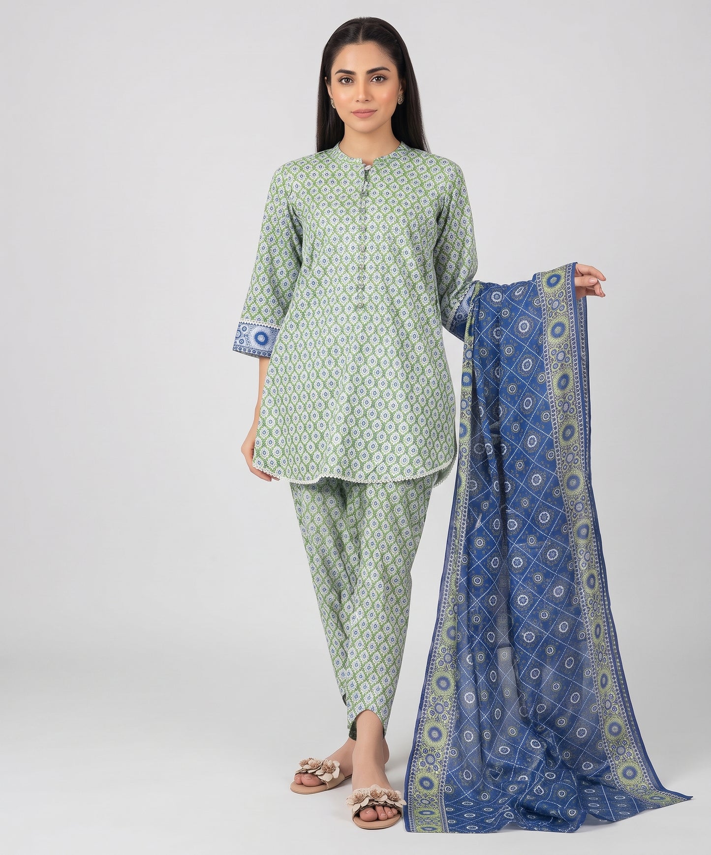 Saya Digital Printed Lawn 3PC