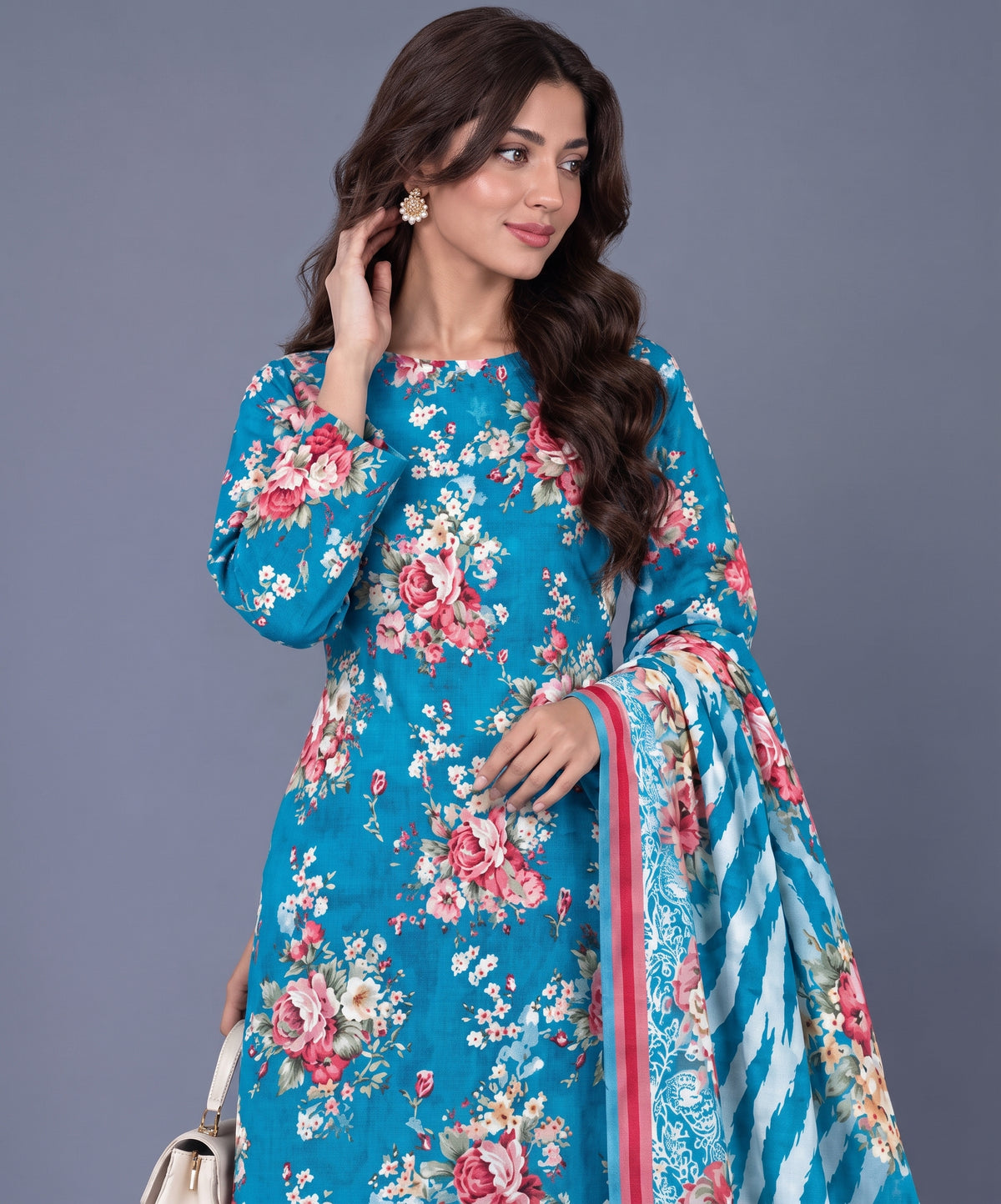 Bareeze Digital Printed Khaddar 3PC